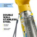 Insulated Dog Water Bottle - Yellow #Yellow