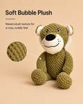 Leo the Lounge Lion Plush Dog Toy – Soft Squeaky Lion Toy for Dogs with Bubble Plush Texture & PP Cotton Filling – Cute Cuddly Dog Toy for Gentle Chewing, Carrying, Fetching & Indoor Play