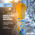Insulated Dog Water Bottle - Yellow #Yellow