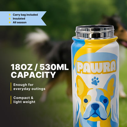 Insulated Dog Water Bottle - Yellow #Yellow