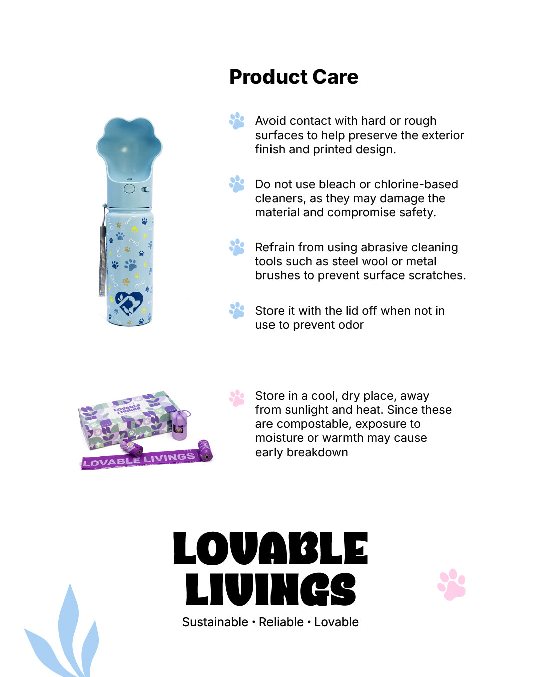 Sustainable pet supplies
