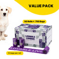 LOVABLE LIVINGS  100% Compostable & Fully Biodegradable Dog Poop Bags - Purple - Lavender scented