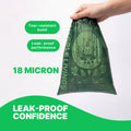 LOVABLE LIVINGS 100% Compostable & Fully Biodegradable Dog Poop Bags - Green - unscented