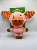 Soft plush dog toy for playtime and cuddles