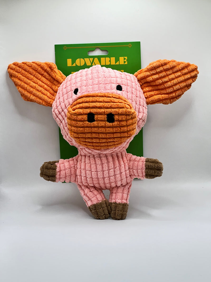 Soft plush dog toy for playtime and cuddles