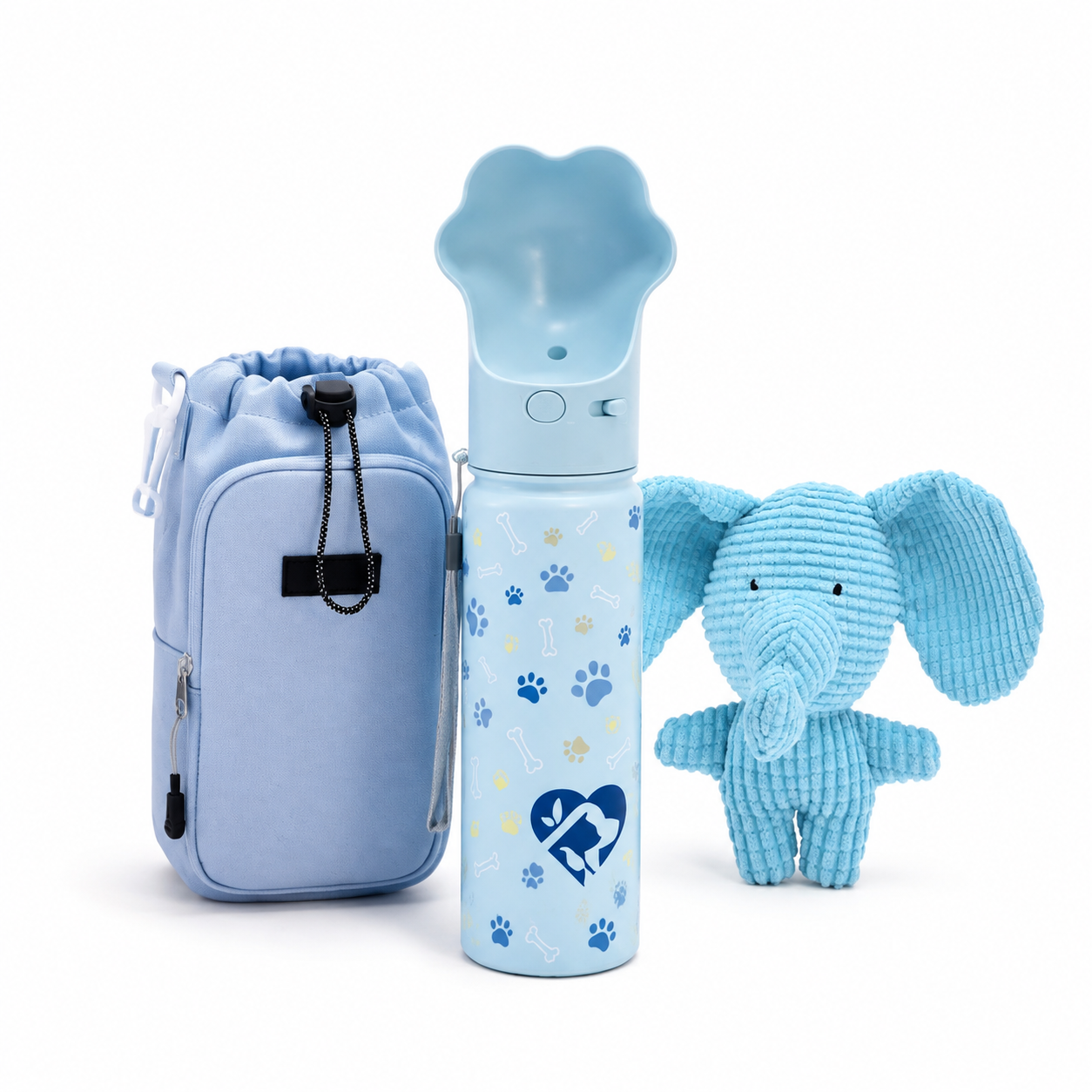 PAWRA Gift Set — Insulated Bottle & Plush Toy Bundle